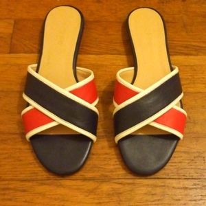 J. Crew Leather slides